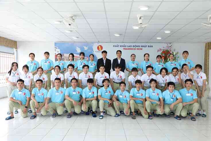 Học viên trẻ XKLĐ Nhật Bản tại ISORA và Traminco Group