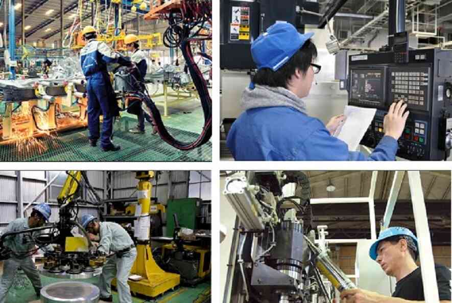 Xuất khẩu lao động Nhật Bản - Nhóm ngành cơ khí